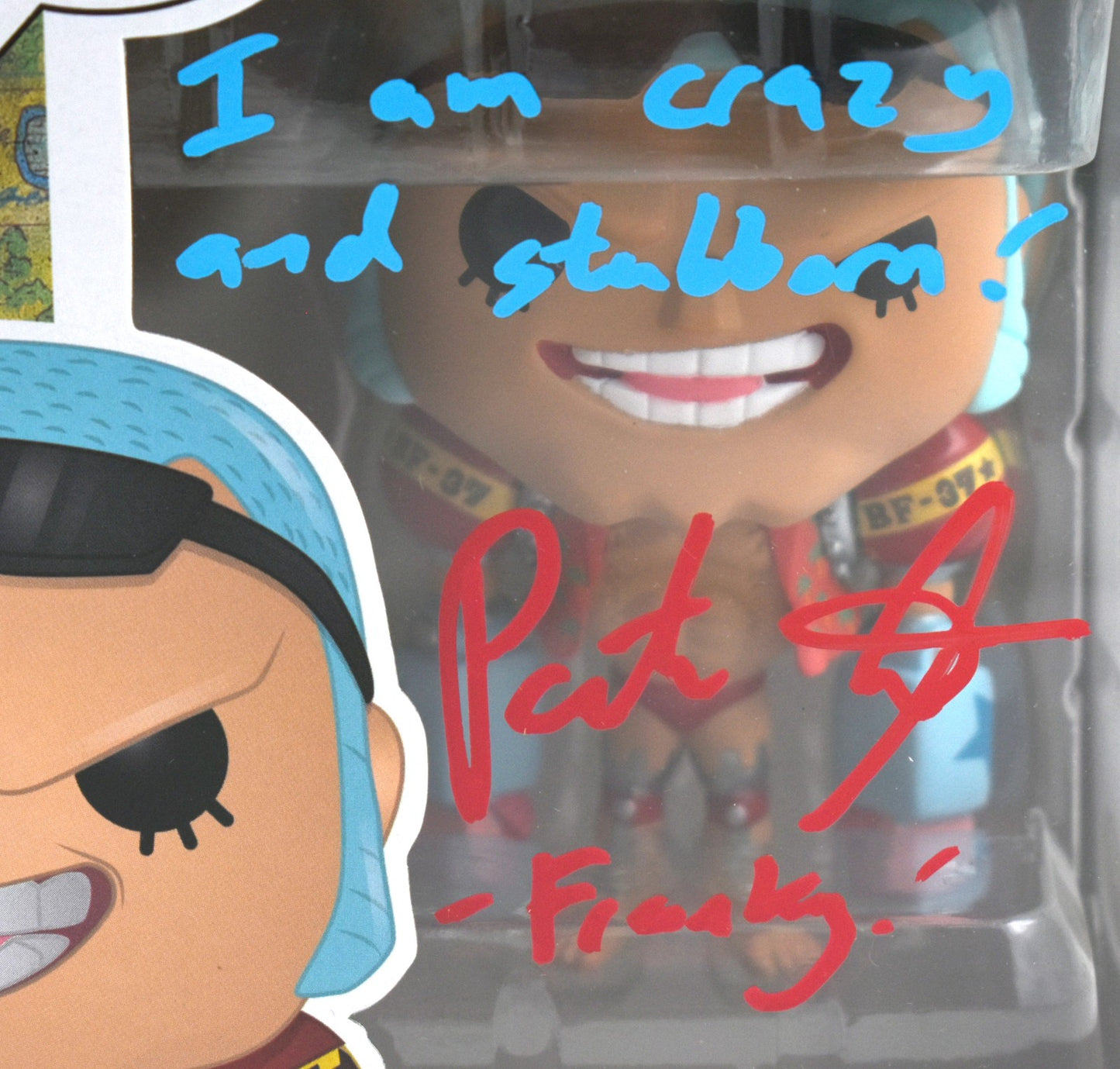 Patrick Seitz Signed Franky One Piece Funko Pop #329