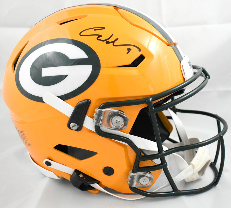 Christian Watson Signed Green Bay Packers Full Size Speedflex Helmet