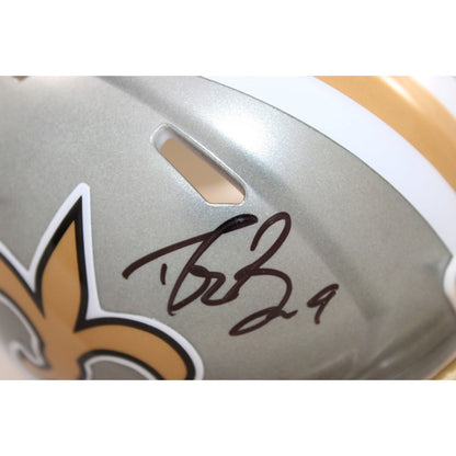 Drew Brees Signed New Orleans Saints Flash Edition Mini Helmet