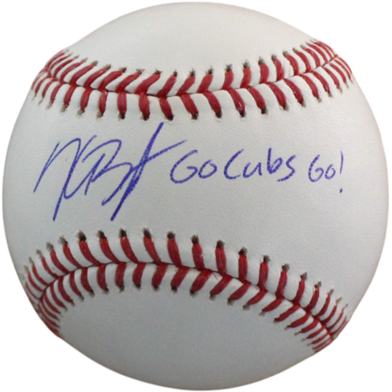 Kris Bryant Autographed Chicago Cubs Baseball "Go Cubs Go" Inscription