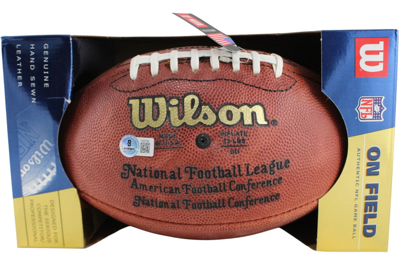 Rod Smith Denver Broncos Autographed Wilson Official Football