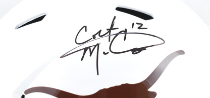 Colt McCoy Signed Texas Longhorns Full Size Speed Helmet