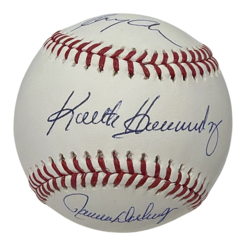 Gary Cohen, Keith Hernandez & Ron Darling Signed New York Mets ROMLB Baseball