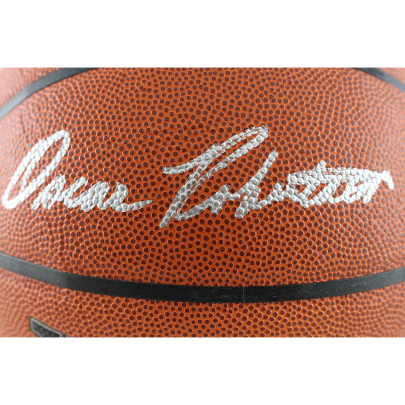 Oscar Robertson Signed Milwaukee Bucks Wilson Basketball