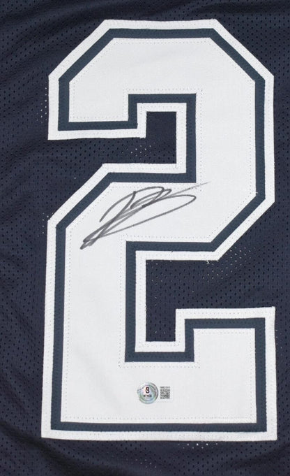 DaRon Bland Autographed Dallas Cowboys Custom Blue Jersey