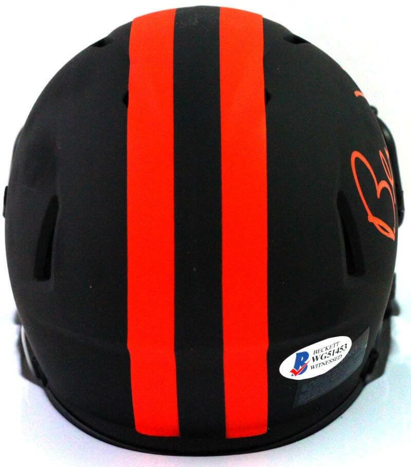 Bernie Kosar Signed Cleveland Browns Eclipse Mini Helmet