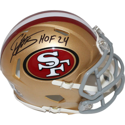 Patrick Willis Signed San Francisco 49ers Mini Helmet with "HOF" Inscription