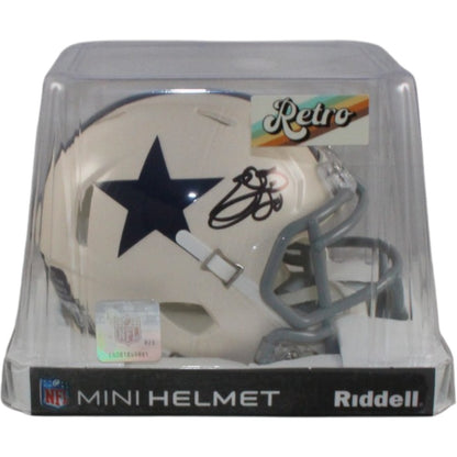 Emmitt Smith Autographed Dallas Cowboys Throwback Mini Helmet