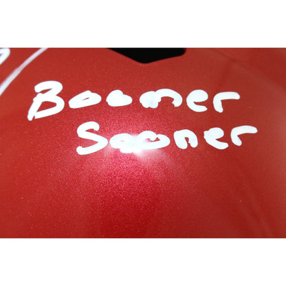 Adrian Peterson Signed Oklahoma Sooners Full Size Helmet Boomer Sooner