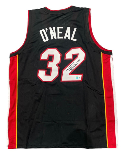 Shaquille O'Neal Signed "Diesel" Miami Custom Jersey (Beckett COA)