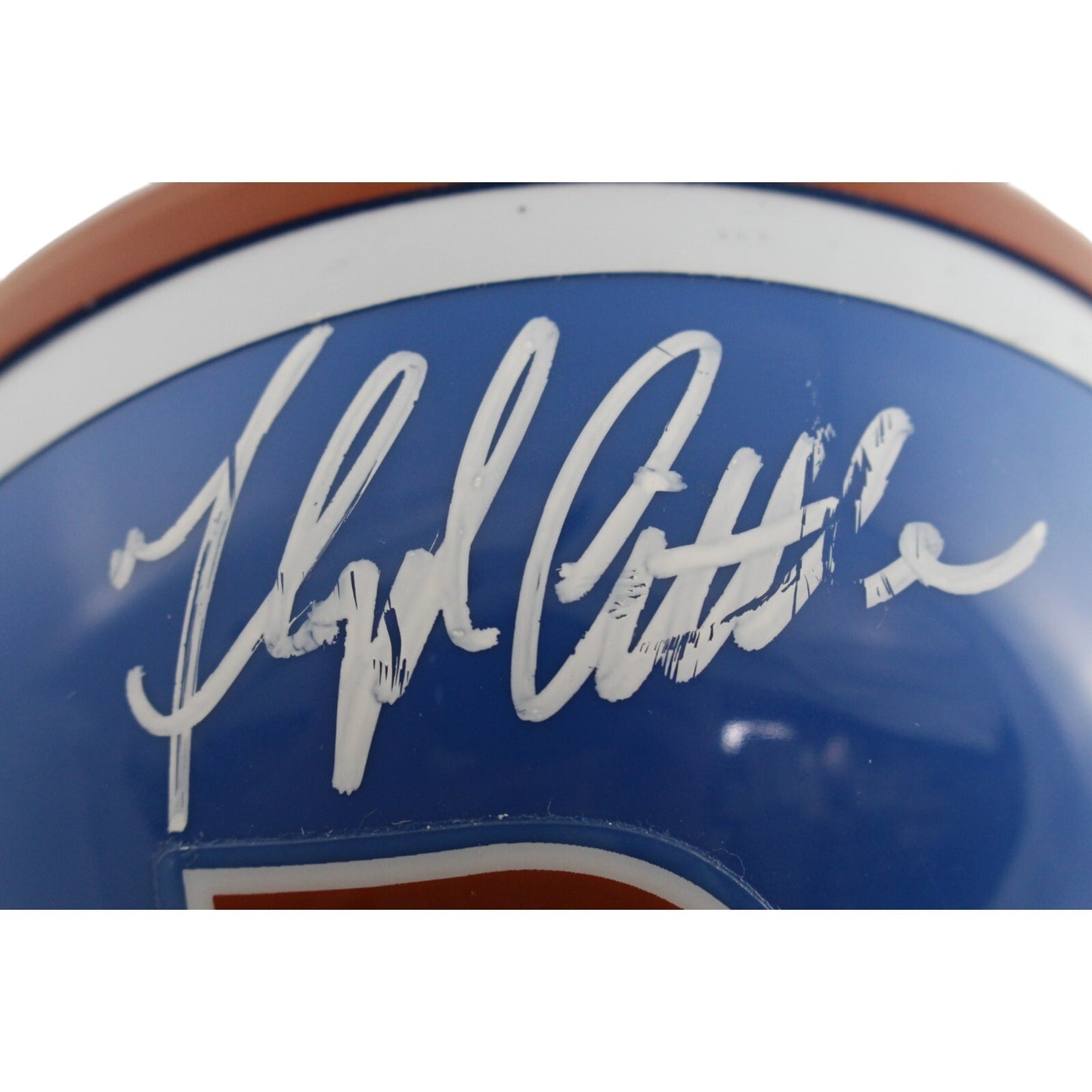 Floyd Little Autographed Denver Broncos Throwback Mini Helmet