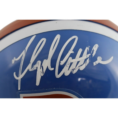 Floyd Little Autographed Denver Broncos Throwback Mini Helmet