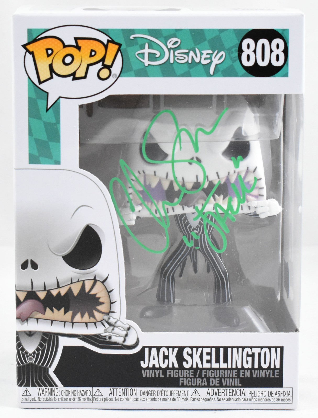 Chris Sarandon Signed Jack Skellington Funko Pop #808