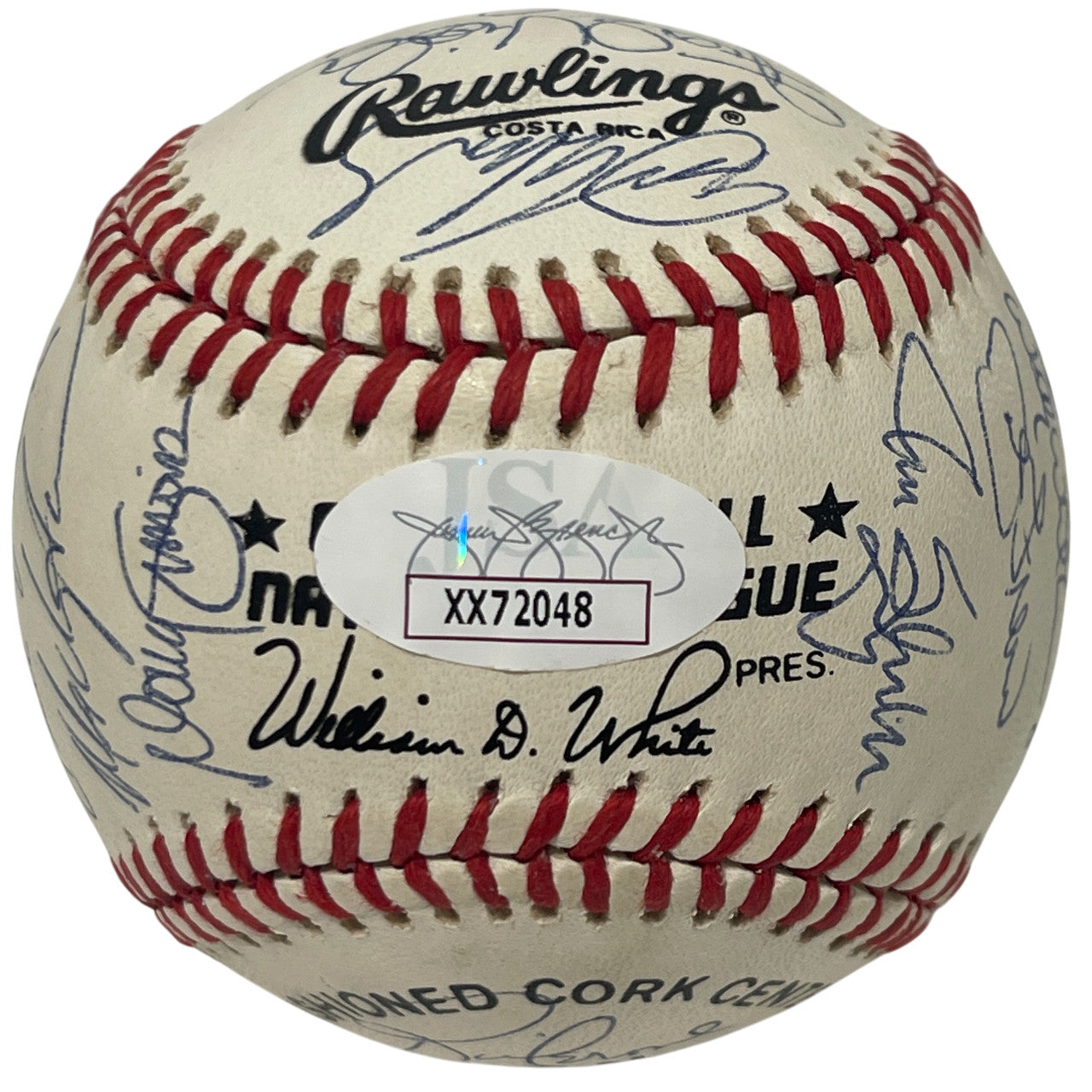 1991 New York Mets Team Signed Autographed Baseball (JSA LOA)