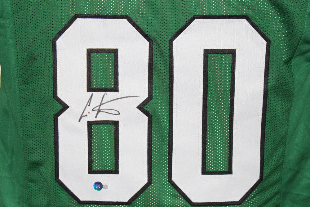 Cris Carter Autographed Philadelphia Eagles Custom Green Football Jersey