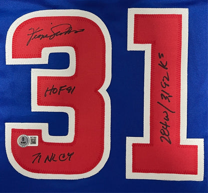 Fergie Jenkins Chicago Cubs Signed Custom Jersey with 4 Inscriptions