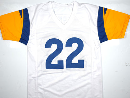 Blake Corum Autographed White Custom Jersey