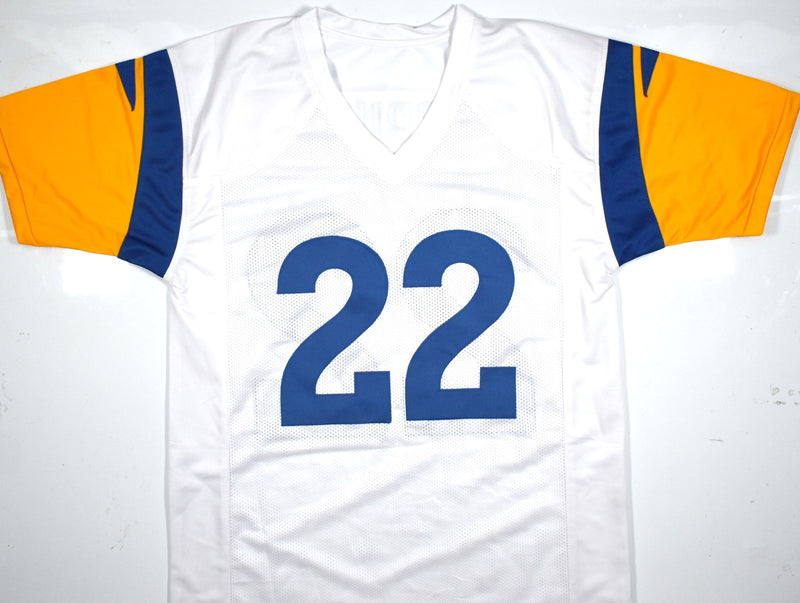Blake Corum Autographed White Custom Jersey