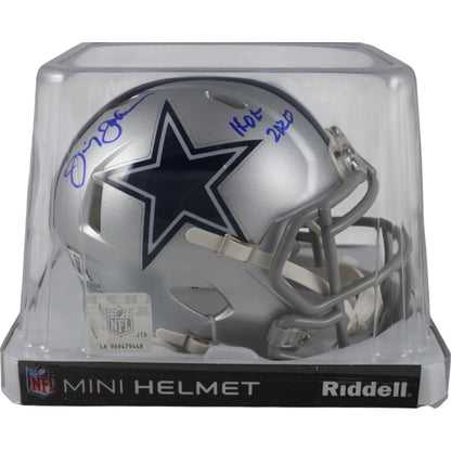 Jimmy Johnson Dallas Cowboys Autographed HOF Mini Helmet Beckett