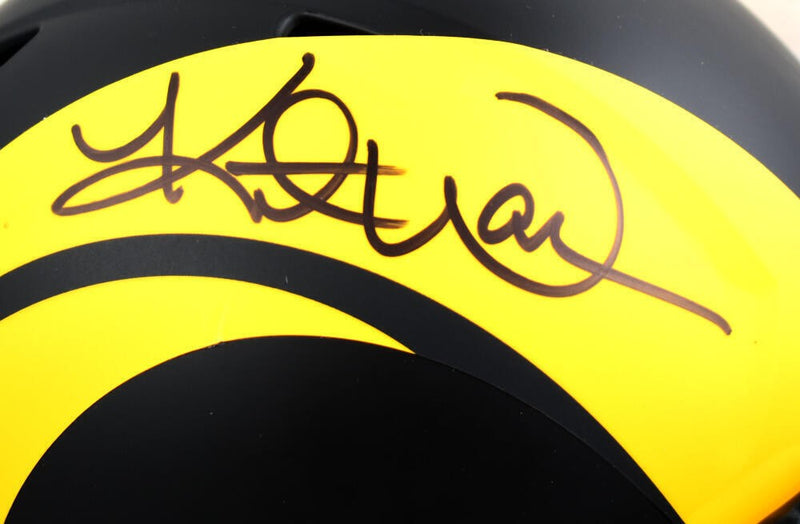 Kurt Warner Signed Los Angeles Rams Full Size Eclipse Speed Helmet