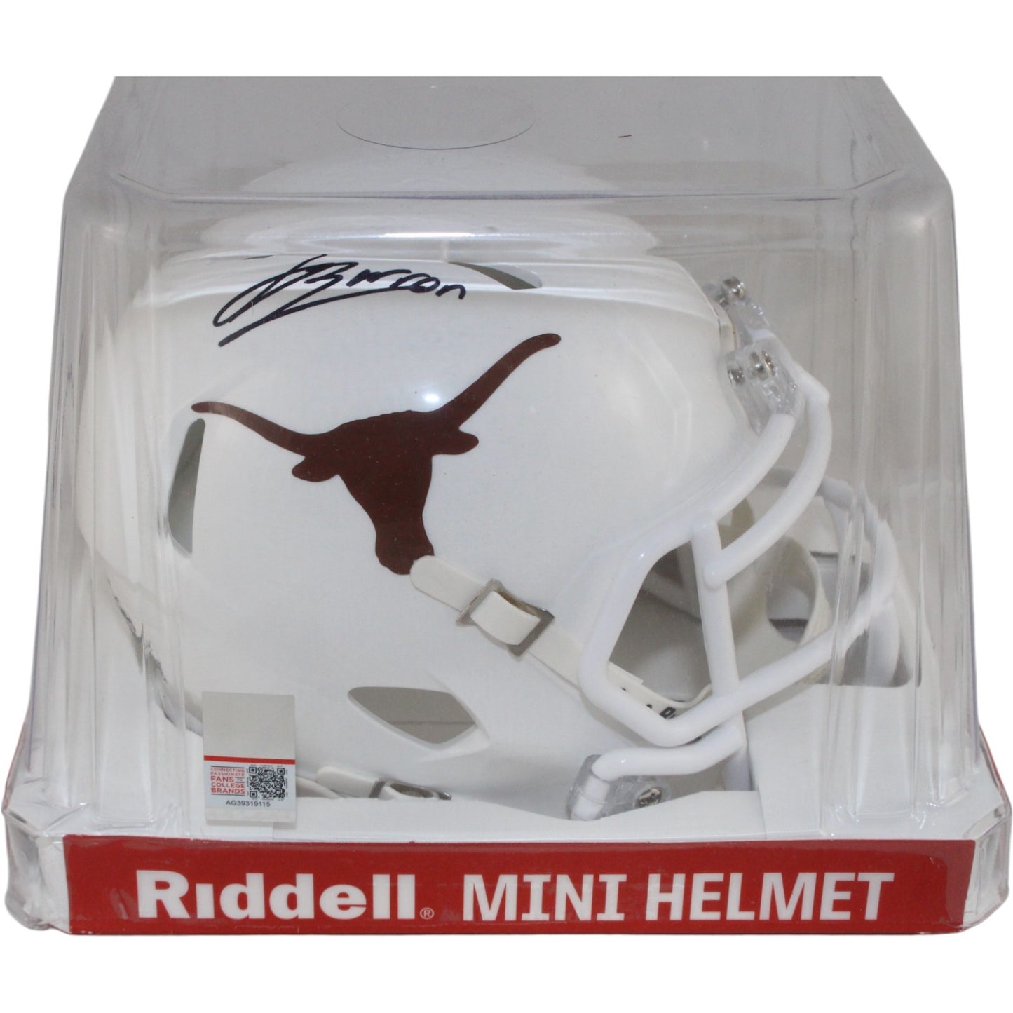 Jahdae Barron Autographed Texas Longhorns Mini Helmet