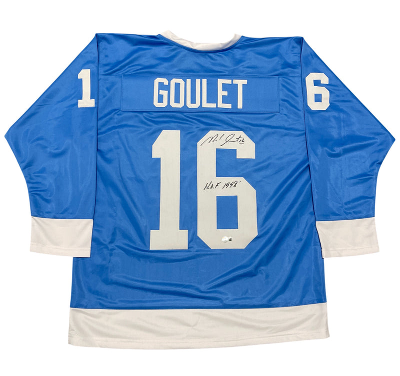 Michel Goulet Signed Quebec Custom Hockey Jersey (HOF '98) Beckett