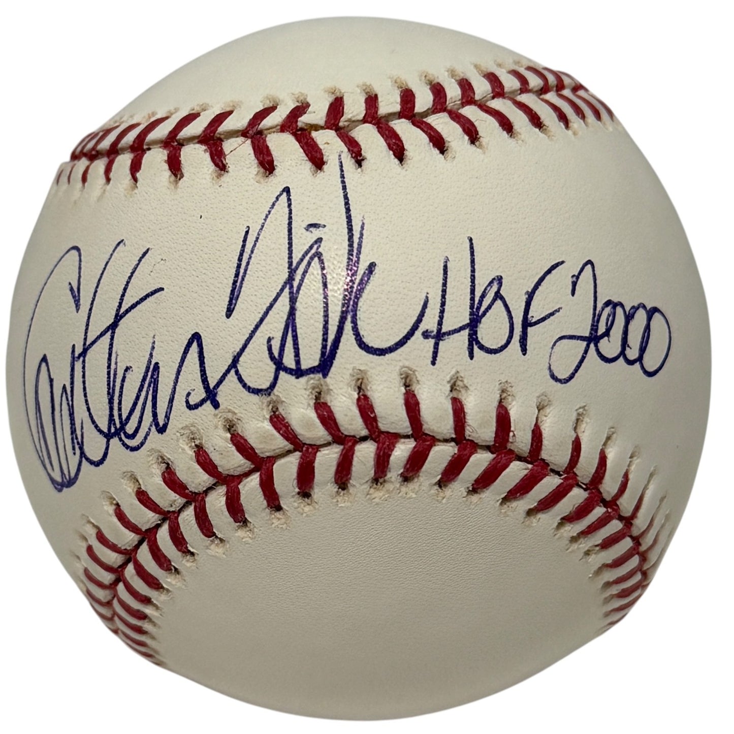 Carlton Fisk Signed Official Major League Baseball (HOF 2000)