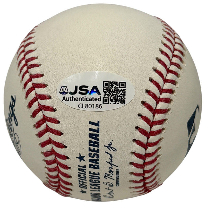 Mookie Wilson Signed New York Mets ROMLB Baseball w/ Inscription (JSA)