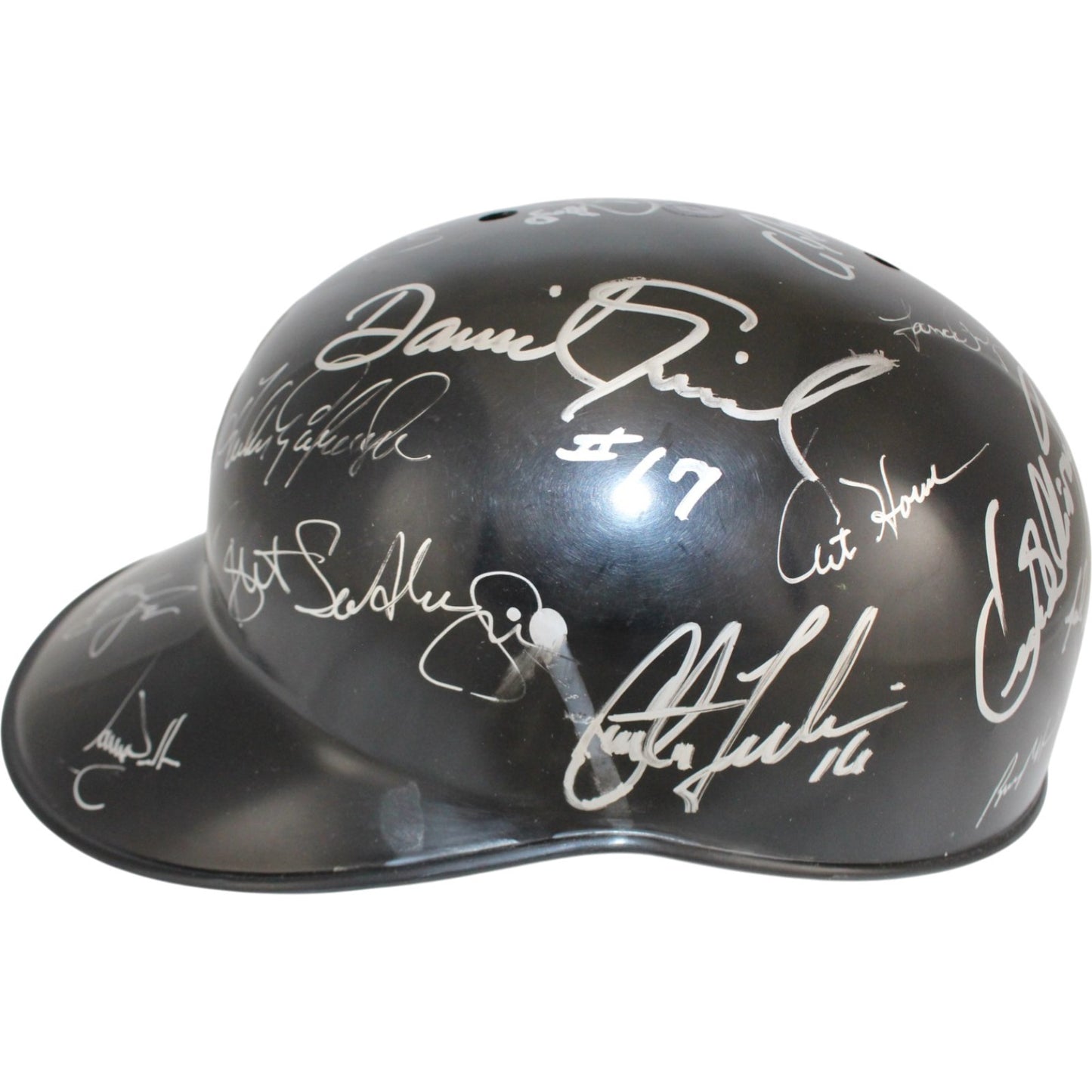 1995 Colorado Rockies Team Signed Multi-Signed Replica Baseball Helmet