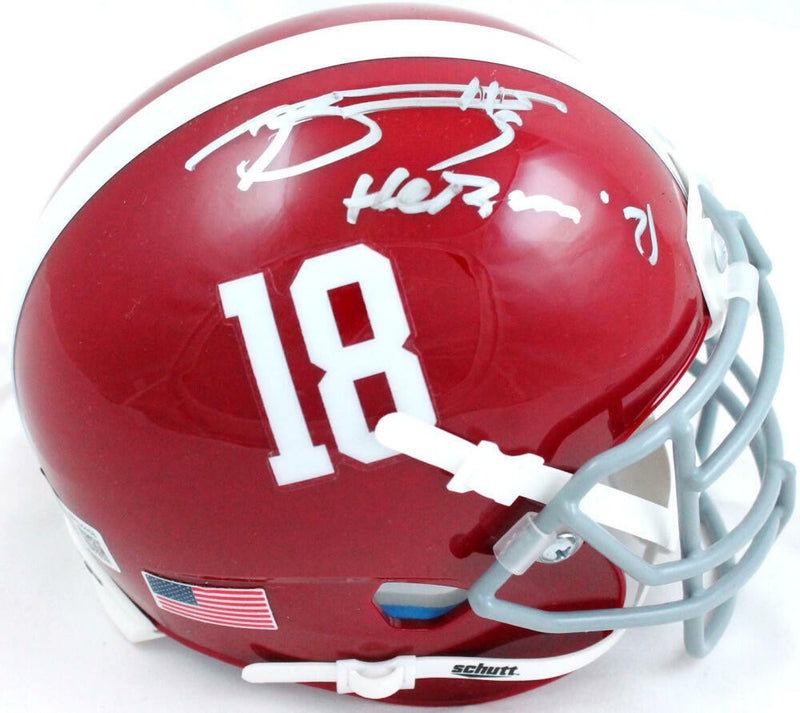 Bryce Young Signed Alabama Crimson Tide Mini Helmet (Heisman 21)