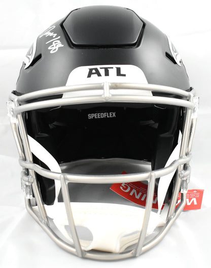 Tony Gonzalez Autographed Atlanta Falcons Riddell SpeedFlex Authentic Helmet
