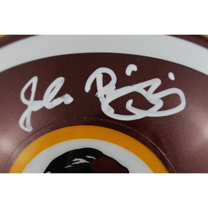 John Riggins Autographed Washington Redskins VSR4 Throwback Mini Helmet