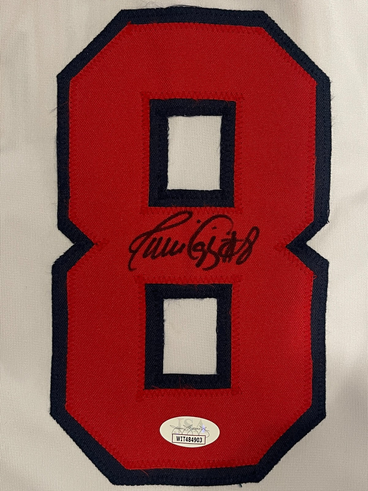 Javier Lopez Signed Atlanta Braves Custom Jersey (JSA COA)