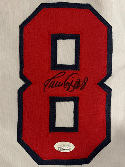 Javier Lopez Signed Atlanta Braves Custom Jersey (JSA COA)