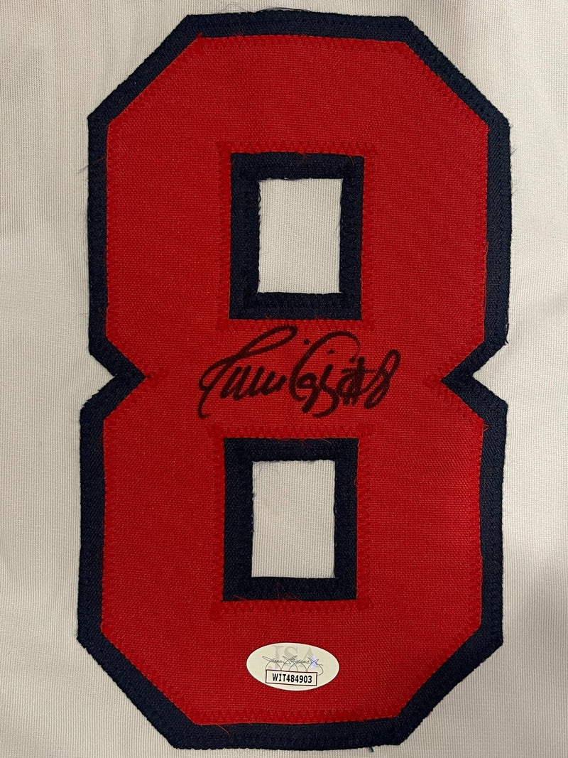 Javier Lopez Signed Atlanta Braves Custom Jersey (JSA COA)