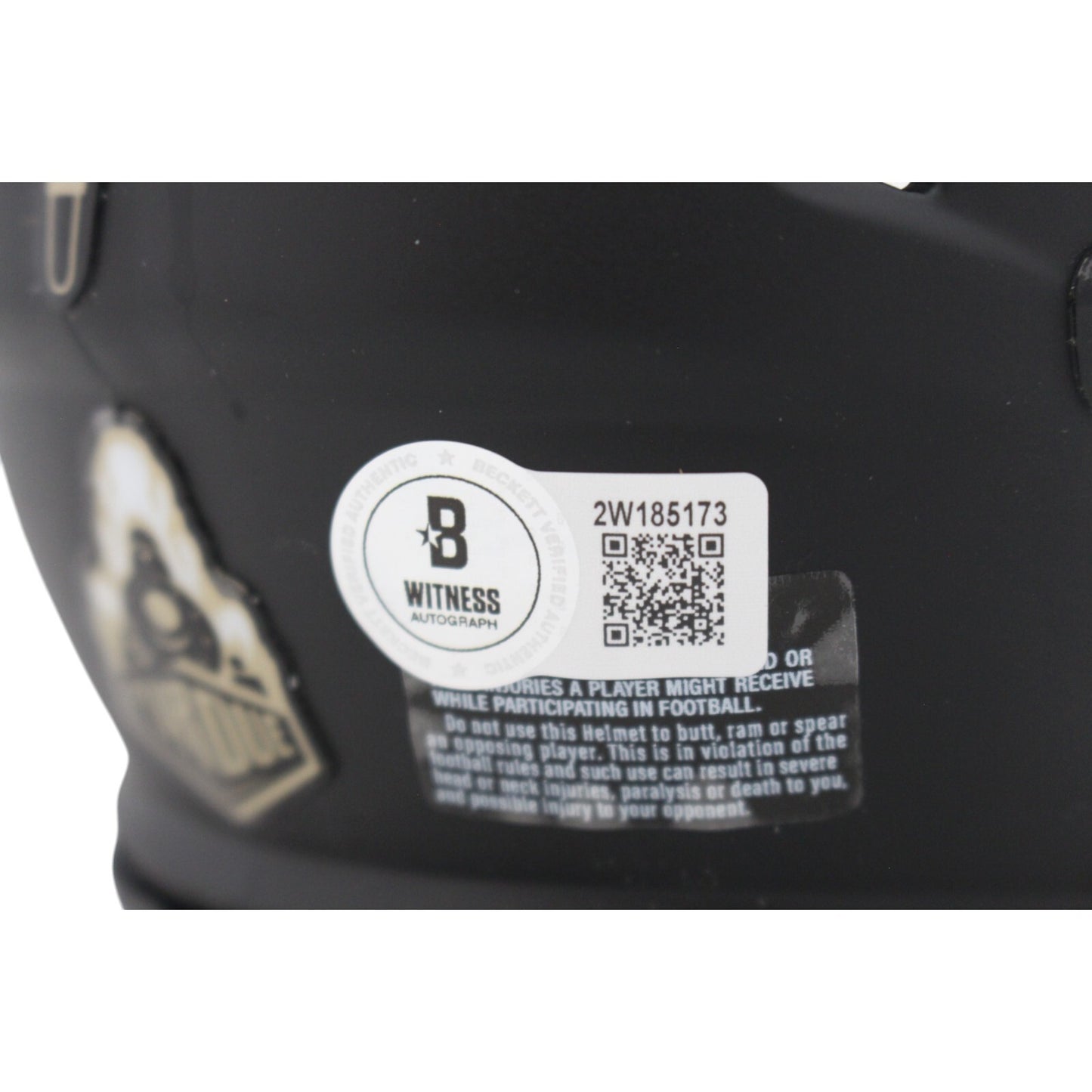 Aidan O'Connell Signed Purdue Boilermakers Vintage Pete Mini Helmet