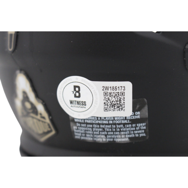 Aidan O'Connell Signed Purdue Boilermakers Vintage Pete Mini Helmet