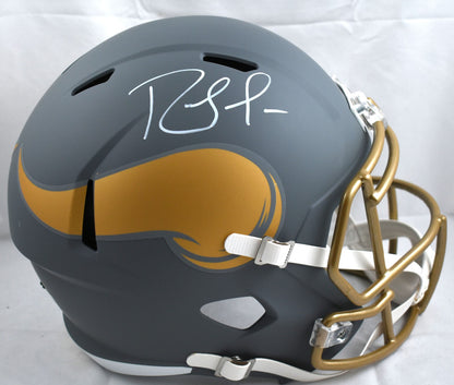 Randy Moss Signed Minnesota Vikings Slate Full Size Speed Helmet