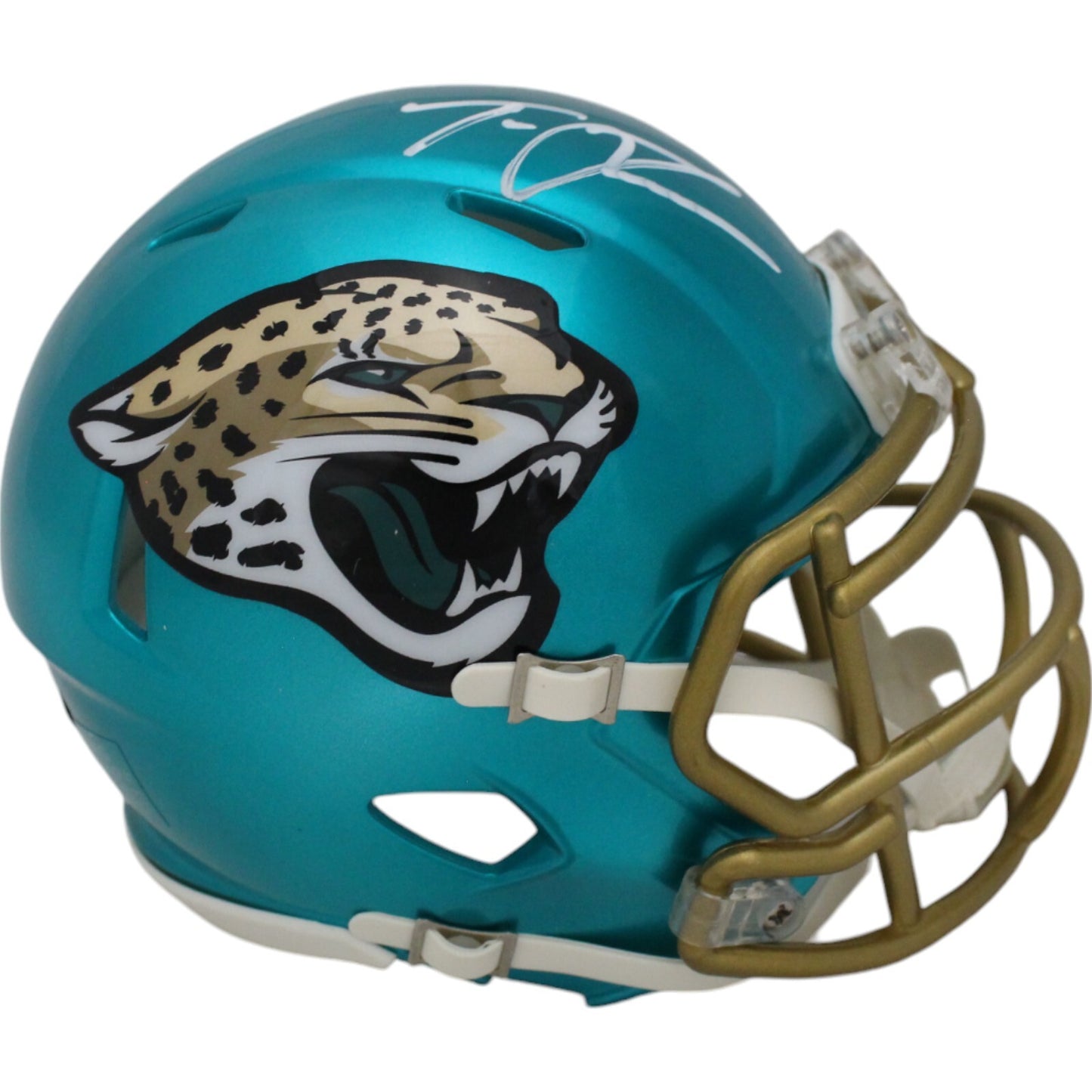 Trevor Lawrence Jacksonville Jaguars Autographed Flash Mini Helmet