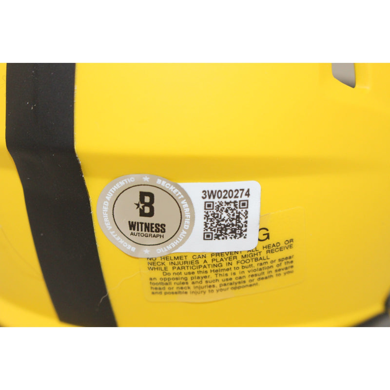 Jack Sawyer Pittsburgh Steelers Autographed Rave Mini Helmet