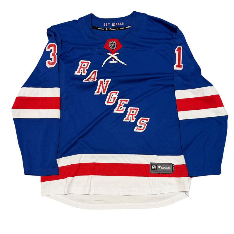 Igor Shesterkin Signed New York Rangers Blue Fanatics Jersey