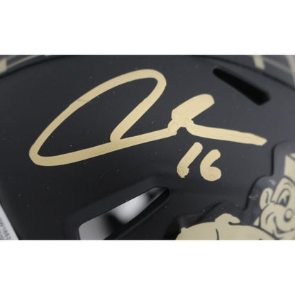 Aidan O'Connell Signed Purdue Boilermakers Vintage Pete Mini Helmet Inscribed