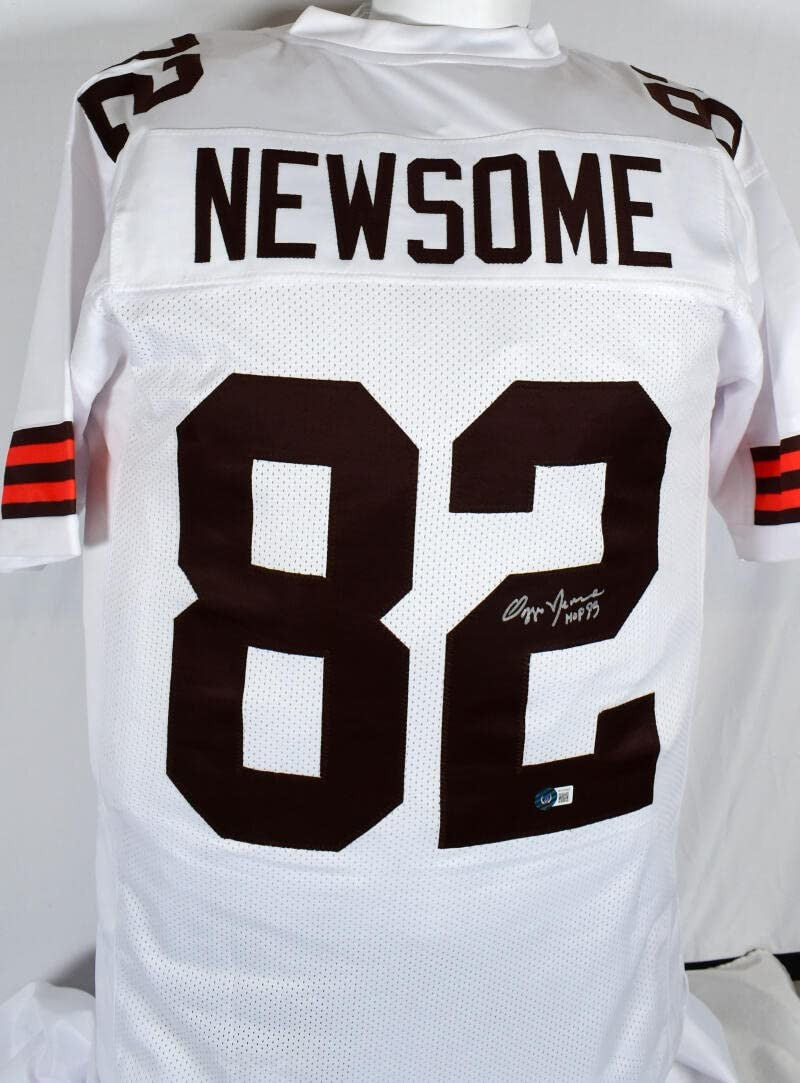 Ozzie Newsome Autographed Cleveland Browns Custom White Jersey