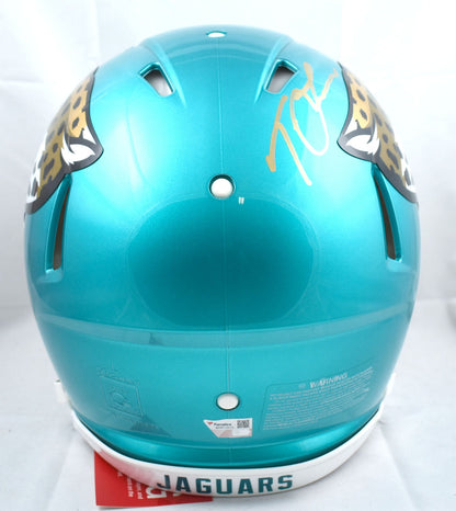 Trevor Lawrence Signed Jacksonville Jaguars Flash Speed Authentic Helmet