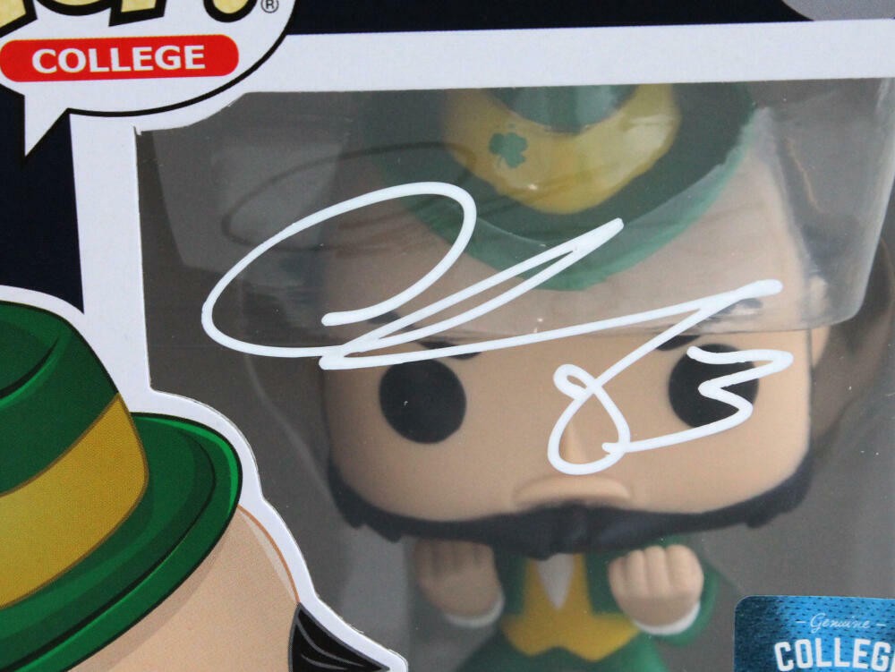 Chase Claypool Signed Notre Dame Funko Pop Figurine