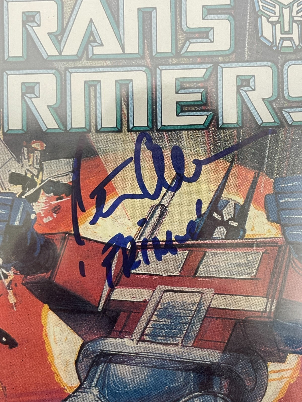 Peter Cullen Signed Transformers #1 Comic Book CGC 8.5 (1984 Newsstand)