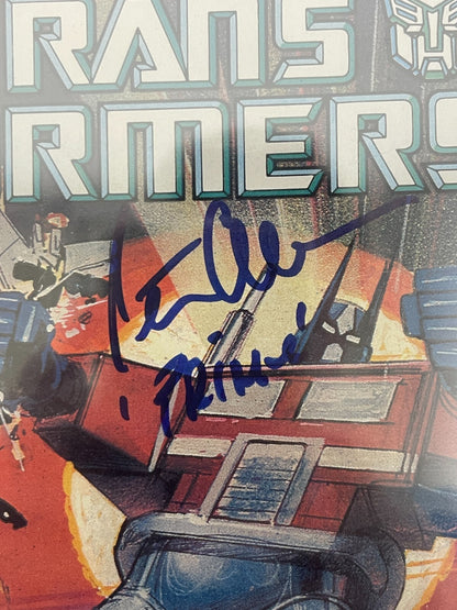 Peter Cullen Signed Transformers #1 Comic Book CGC 8.5 (1984 Newsstand)