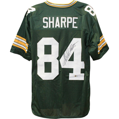 Sterling Sharpe Autographed Custom Football Jersey (HOF Inscription)