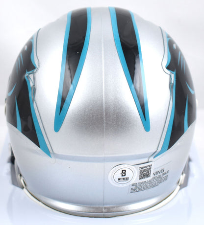 Chuba Hubbard Signed Carolina Panthers Speed Mini Helmet