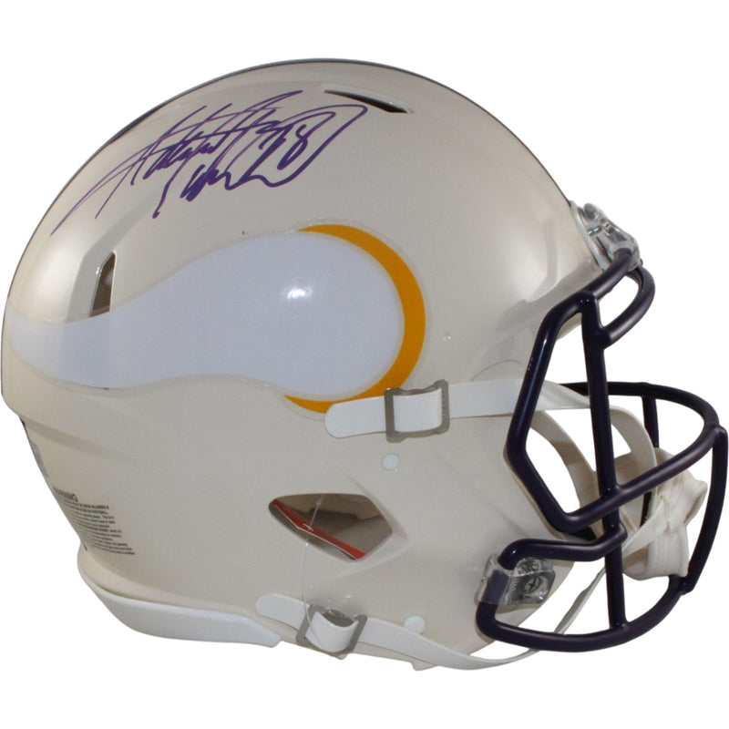 Adrian Peterson Signed Minnesota Vikings Authentic Retro Helmet